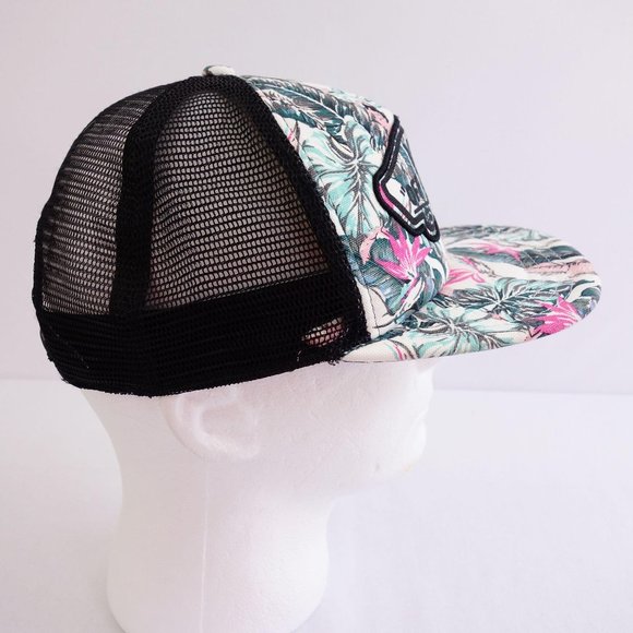 Vans Off The Wall Palm Leaves Trucker Snapback Baseball Cap Hat - Picture 3 of 7